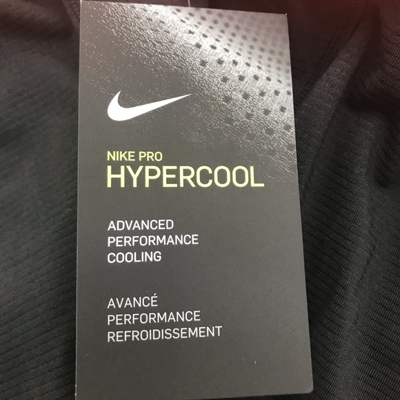 Nike Pro Hypercool Tight Leggings Black Orange Men - Picture 5 of 7